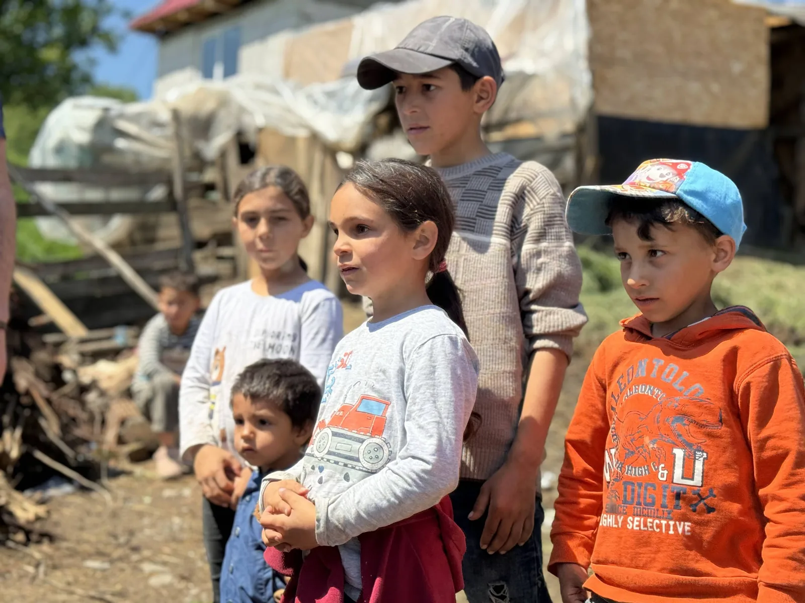 Kinder im Projekt Valvara in Rumänien